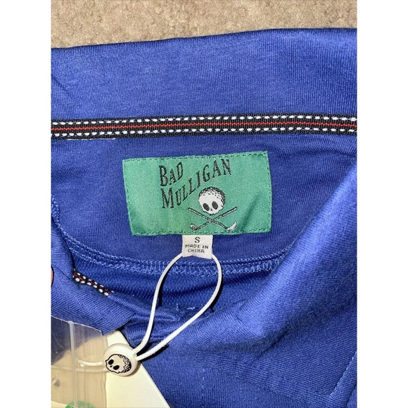 Men’s Bad‎ Mulligan Golf Polo NWT Navy with UV PROTECTION ($68) - Picture 5 of 6